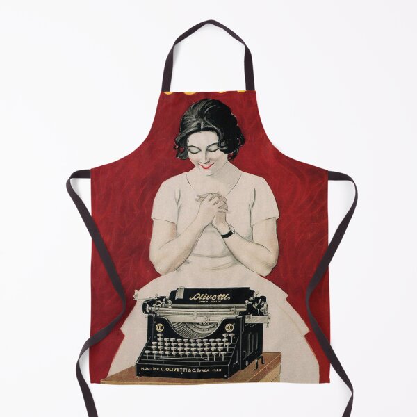 Item preview, Olivetti Typewriter Vintage Advertisement Poster designed and sold by vintagevivian.