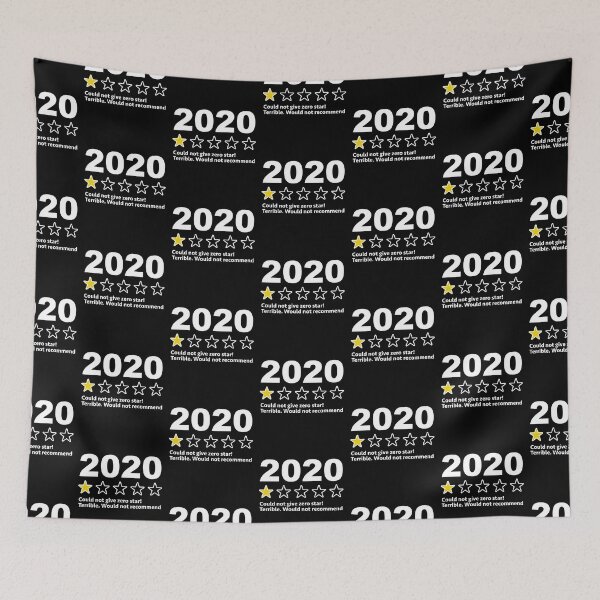 Item preview, 2020 One Star Rating (White design) designed and sold by dezanli.