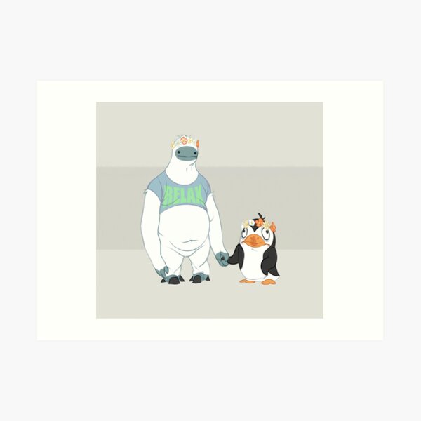 Erwin & Puck Art Print