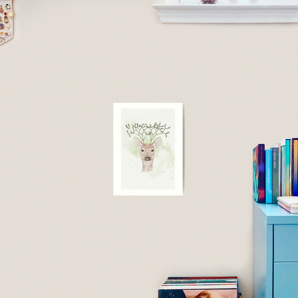 Mistle-Doe Art Print