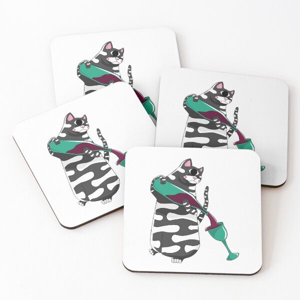 Item preview, Grey and white Cat Wine designed and sold by Siklop.