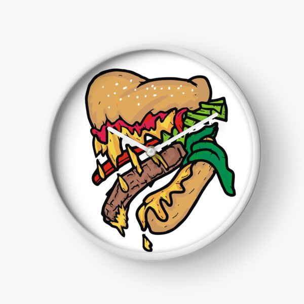 monster burger Clock