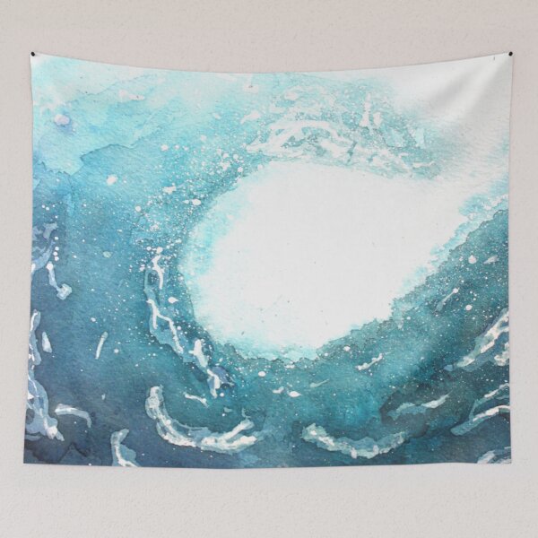 Item preview, Watercolour Waves designed and sold by quartcreates.