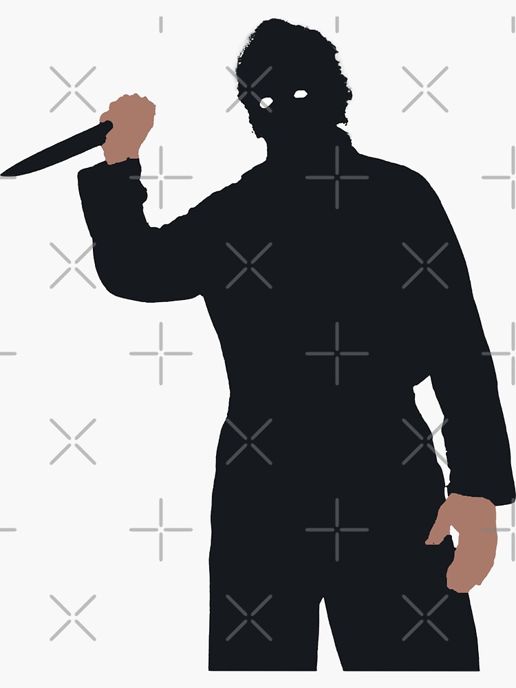 Thumbnail 3 of 3, Sticker, Michael Myers designed and sold by alex13614.