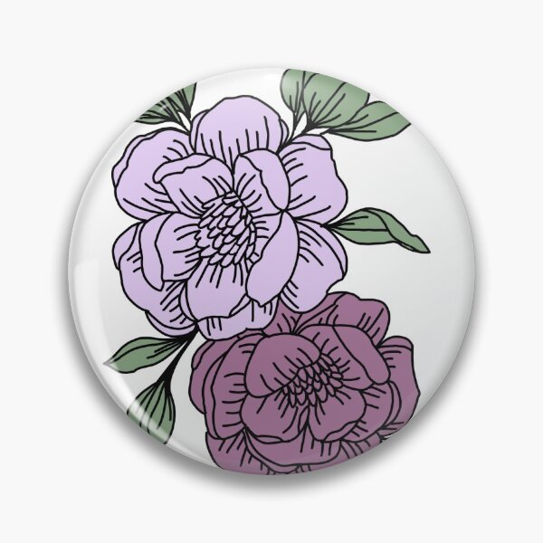 Item preview, Purple flower sticker designed and sold by Jenna Falkenheim.