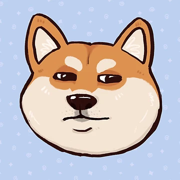 Artwork thumbnail, Disapproving Shiba Inu  by Rabbitasaur