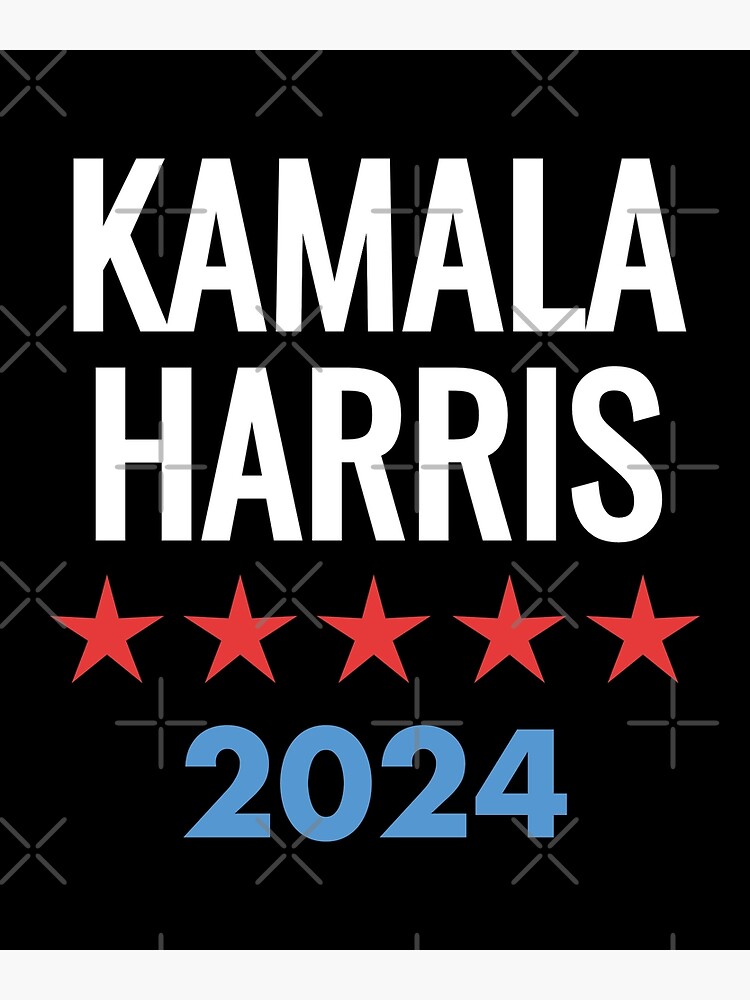 "KAMALA HARRIS 2024" Poster by EstelleStar Redbubble