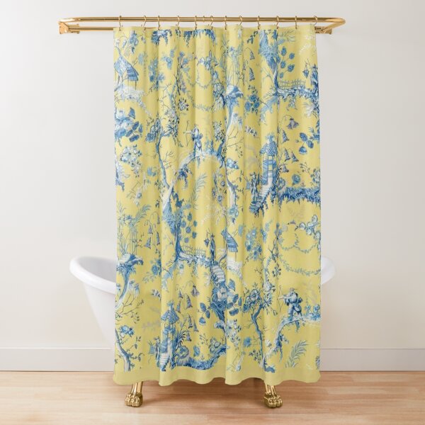 Rustic Hunting Fishing Toile Drapes, Blue Green Curtains -  Canada