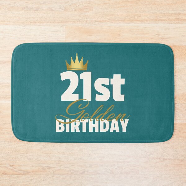 Item preview, 21th Golden Birthday Year Age Crown graphic designed and sold by doodabobs.