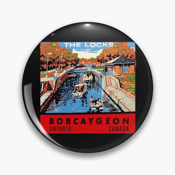Item preview, Bobcaygeon Ontario Vintage Travel Decal designed and sold by hilda74.