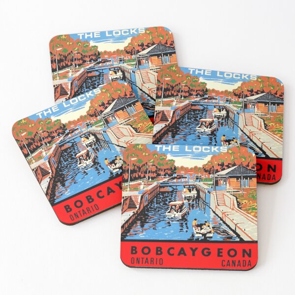Item preview, Bobcaygeon Ontario Vintage Travel Decal designed and sold by hilda74.