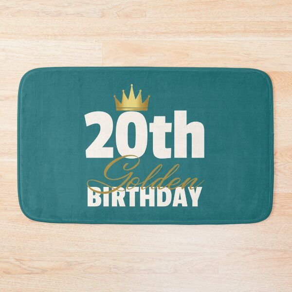Item preview, 20th Golden Birthday Year Age Crown design designed and sold by doodabobs.