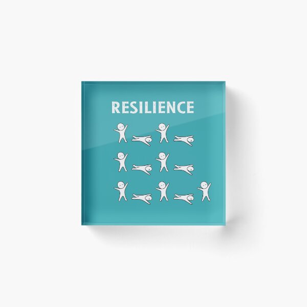 Item preview, Resilience - Teal designed and sold by ImperfectLife.
