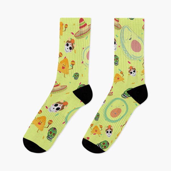 Item preview, Bright Avocado nachos and sombreros pattern gift design designed and sold by Michael Schmidt.
