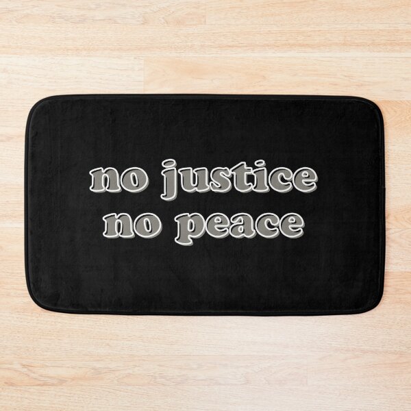 Item preview, no justice no peace (cooper font, splice effect) designed and sold by quinnhopp.