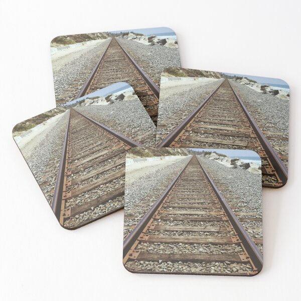 Item preview, Train Tracks at the Beach  designed and sold by daniash.