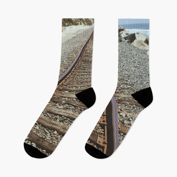 Item preview, Train Tracks at the Beach  designed and sold by daniash.
