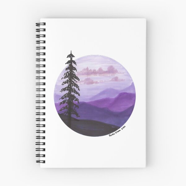 Item preview, Purple Mountains  designed and sold by ReneeDixonArt.