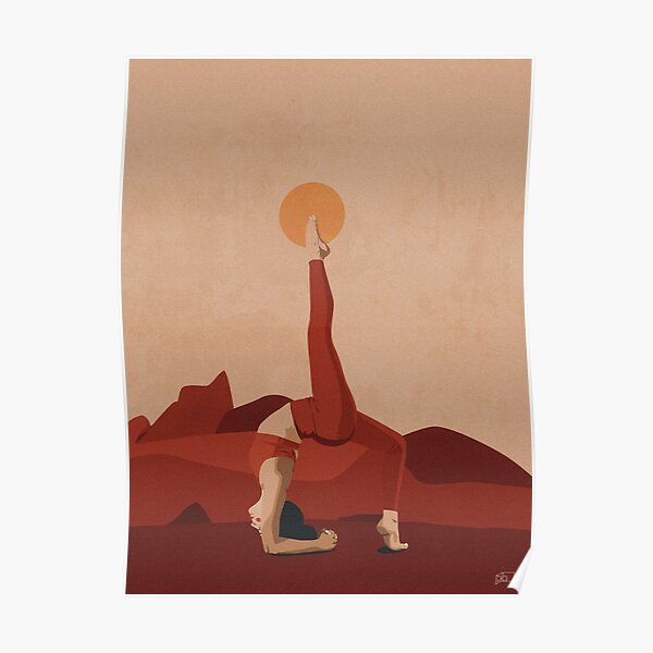 Yoga Illustration Poster