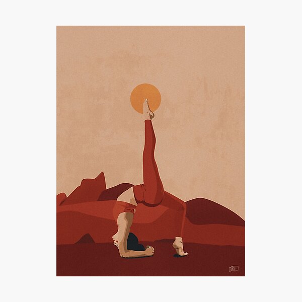 Item preview, Yoga Illustration designed and sold by PbJournal.