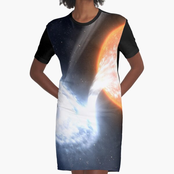 Artist’s Impression of a Black Hole Graphic T-Shirt Dress