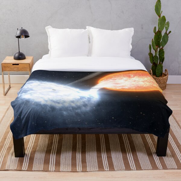 Artist’s Impression of a Black Hole Throw Blanket