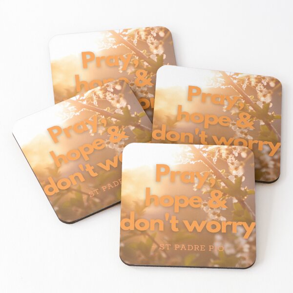 Item preview, Pray, hope and don't worry Padre Pio  designed and sold by bonumagit.
