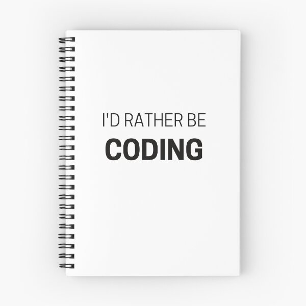 Item preview, I'd rather be coding designed and sold by littlehapa.