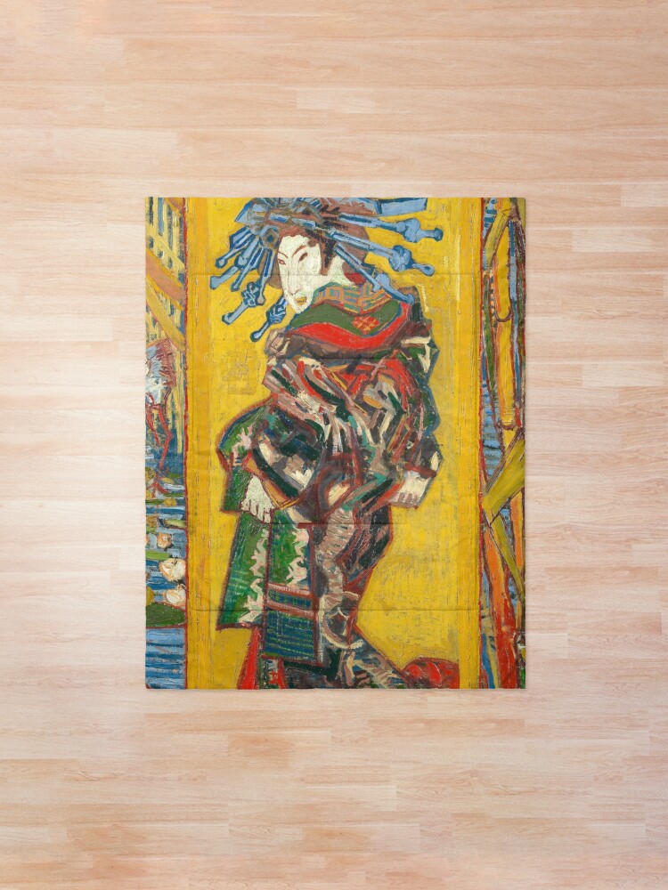 "Die Kurtisane von Vincent Van Gogh" Tagesdecke von GeorgeUA | Redbubble