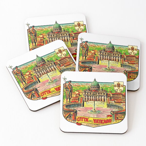Item preview, Vatican City Vintage Travel Decal designed and sold by hilda74.