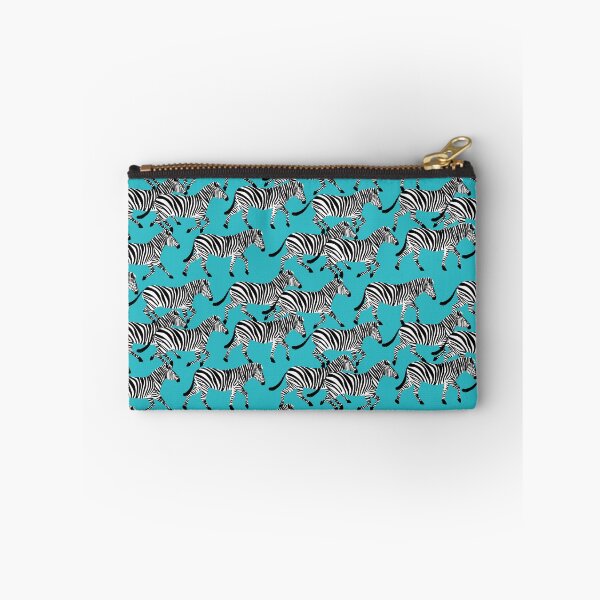 Item preview, Zebras on teal designed and sold by littlearrow.