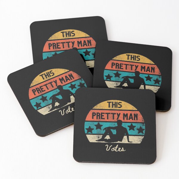 Item preview, This Pretty Man Votes Vintage Retro designed and sold by somebasic.