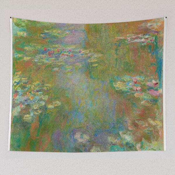 Item preview, Painting Art, Claude Monet Artist Paintings, Water Lily Pond, Home Decor designed and sold by SasyJamArt.