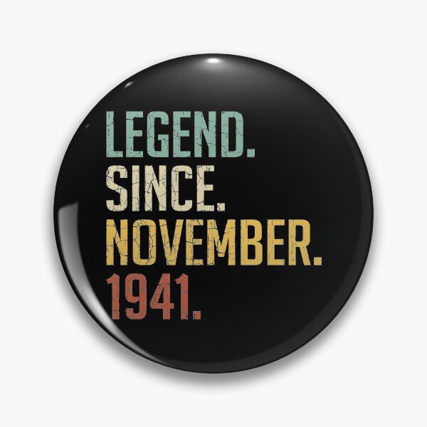 Item preview, Legend Since November 1941 79th Birthday Gift 79 Years Old Vintage November 1941 designed and sold by Takatv.
