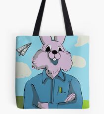 Paper Airplanes from My Year as a Rabbit Tote Bag