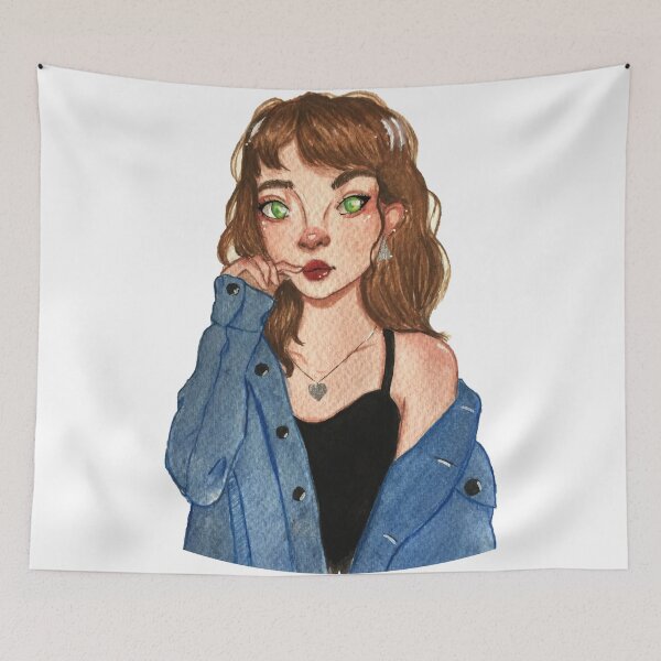 Item preview, Denim jacket girl designed and sold by PakinamH.