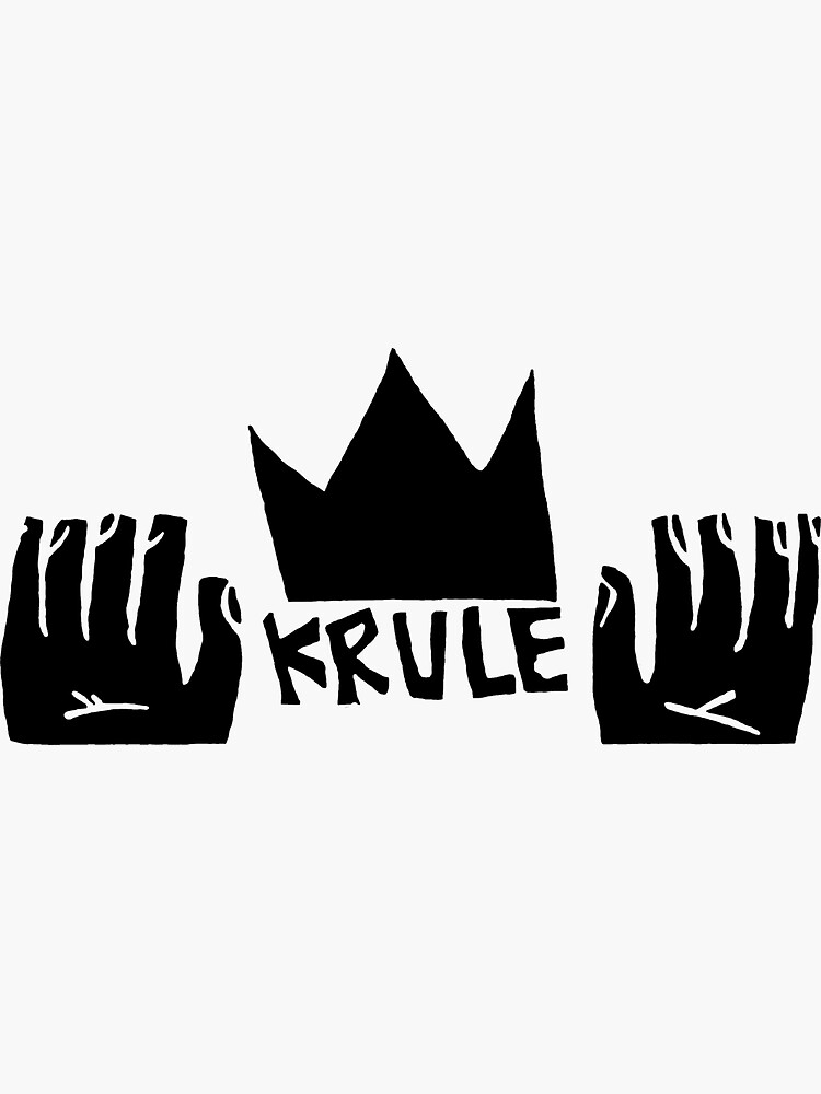 King Krule Logo Sticker for Sale by Paulie Wallie Redbubble 