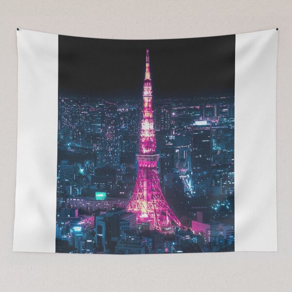 Item preview, Tokyo Tower at night Vertical designed and sold by TokyoLuv.