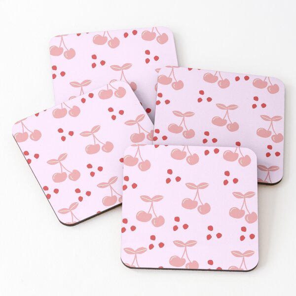 Item preview, Cherry in pink blossom fruit pattern gift design designed and sold by Michael Schmidt.