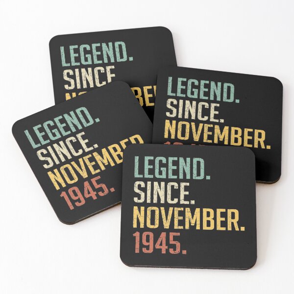 Item preview, Legend Since November 1945 75th Birthday Gift 75 Years Old Vintage November 1945 designed and sold by Takatv.