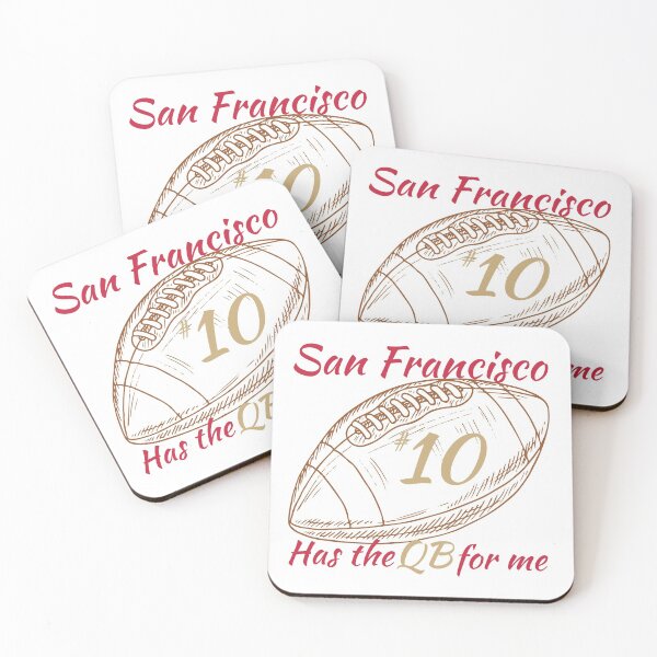 Item preview, San Francisco Has the QB for Me #10 Football designed and sold by Boo-da-chay.