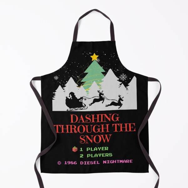 Item preview, Dashing Through The Snow Classic Video Game Title Screen designed and sold by Legit Hooligan.