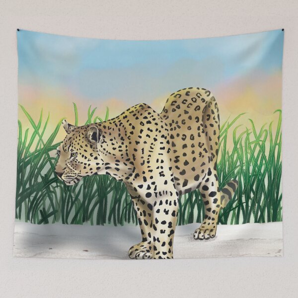 Item preview, Big Jaguar in Amazon forest designed and sold by Brushes with Nature.