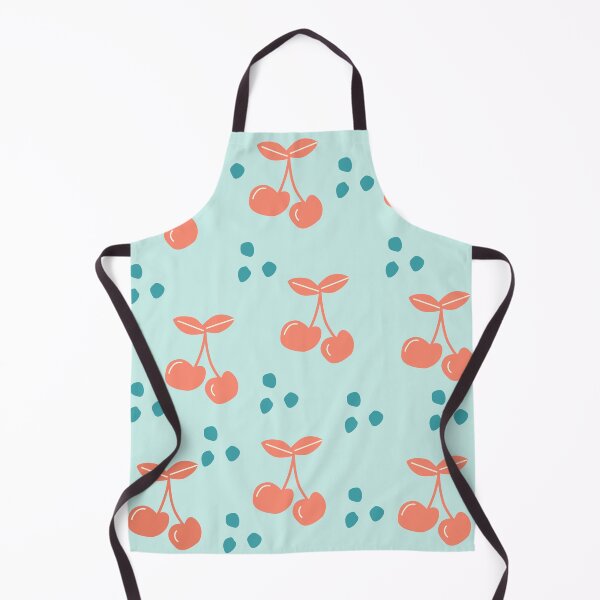 Item preview, Cherry in blue blossom flower fruit pattern gift design designed and sold by Michael Schmidt.