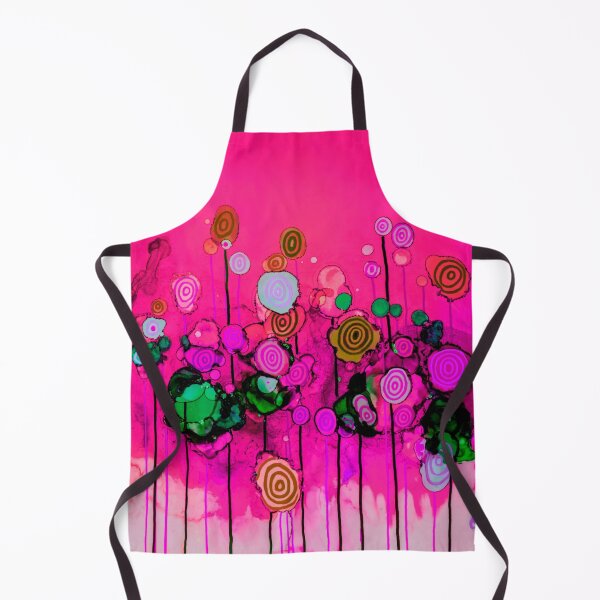 Item preview, Original Alcohol Ink Painting of Funky Lollipops - Pink designed and sold by RedRoofStudio.