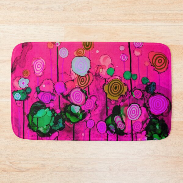 Item preview, Original Alcohol Ink Painting of Funky Lollipops - Pink designed and sold by RedRoofStudio.