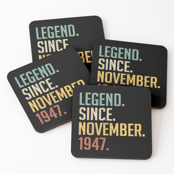 Item preview, Legend Since November 1947 73rd Birthday Gift 73 Years Old Vintage November 1947 designed and sold by Takatv.