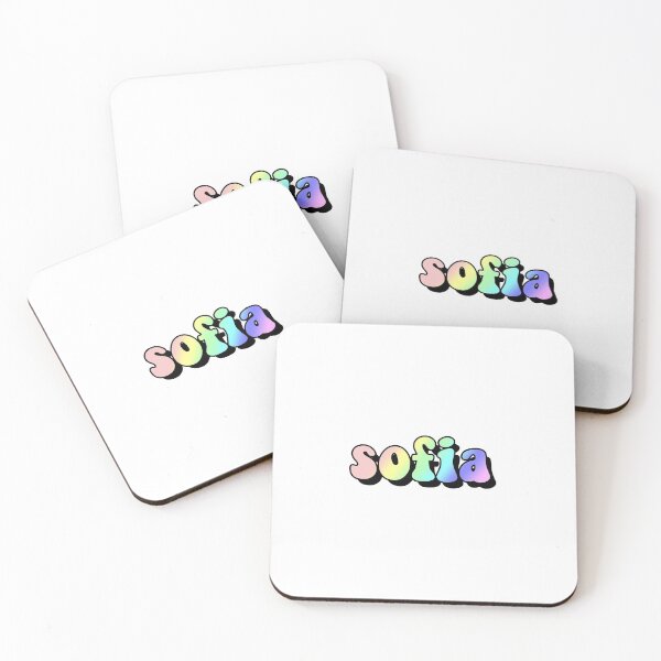 Item preview, aesthetic rainbow sofia name designed and sold by STAR10008.