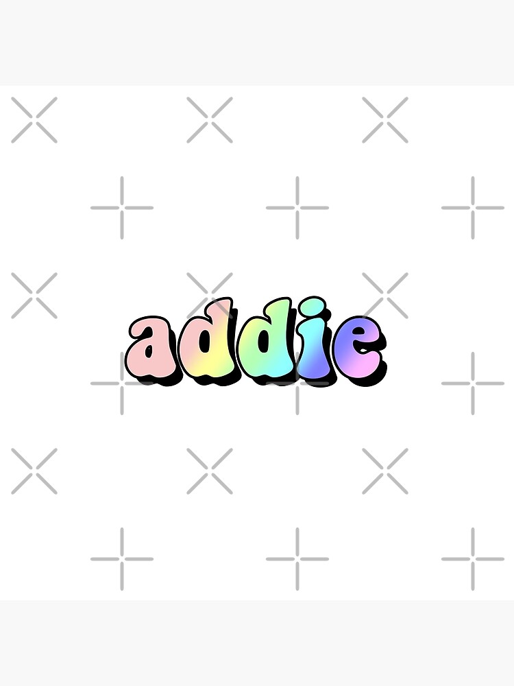 “aesthetic rainbow addie name” Poster by STAR10008 | Redbubble