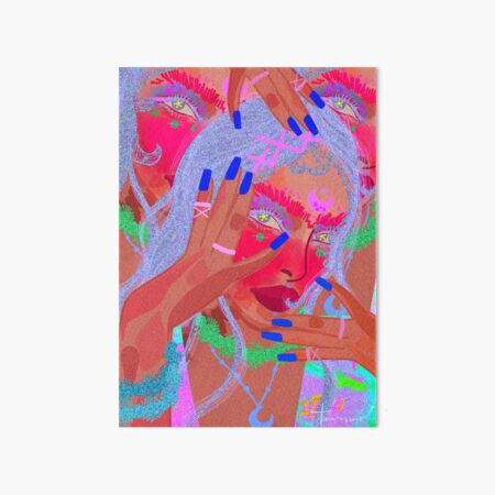 New Moon in Aquarius Art Board Print